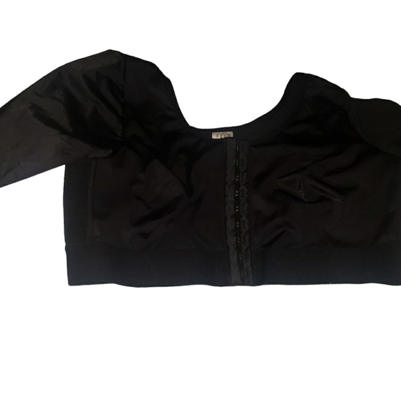 CT1561 Post Surgical Black Adjustable Vest L - Picture 6 of 13